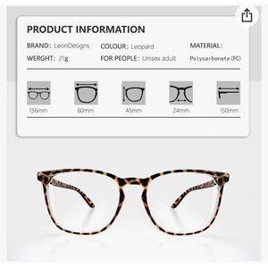 Anti-Fog Blue Light Eye Protection Women